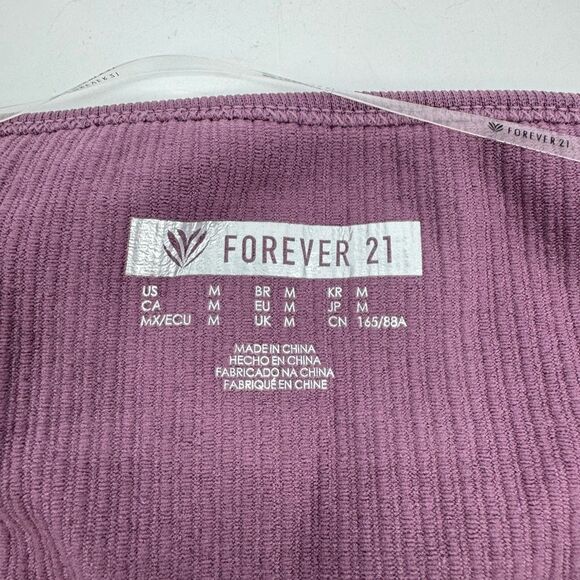 Forever 21‎ Seamless Scoop Neck Long Sleeve Active Crop Top Med - Picture 4 of 7